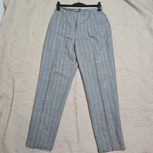 Vintage Harve Benard 100% Wool Pants Size 12 Gray - Picture 6 of 14